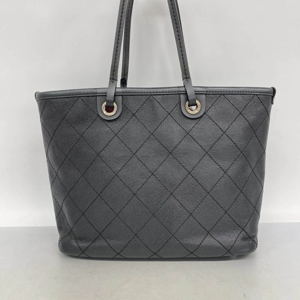 CHANEL Black Caviar Leather Tote Bag - Picture 10 of 10